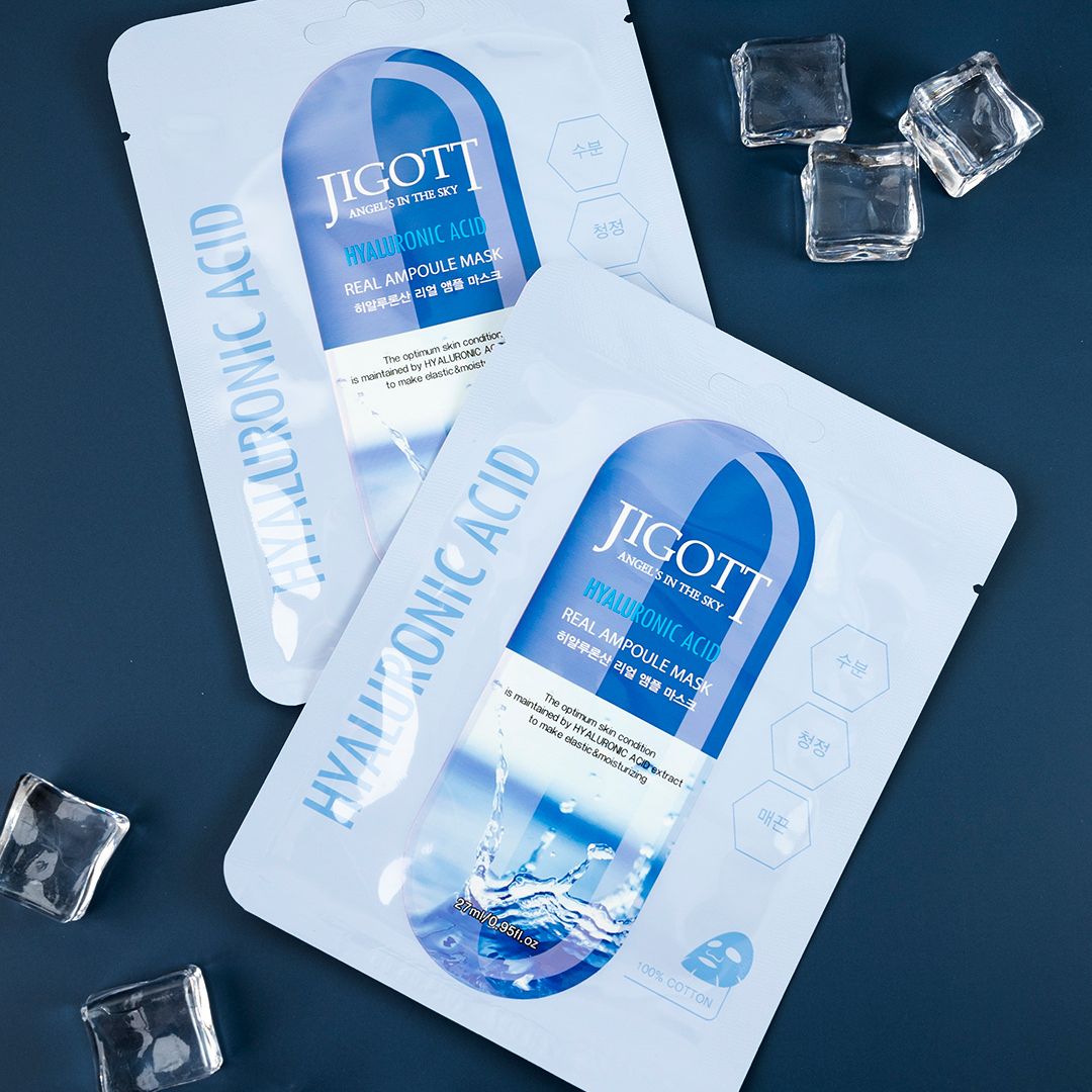 JIGOTT HYALURONIC ACID REAL AMPOULE MASK