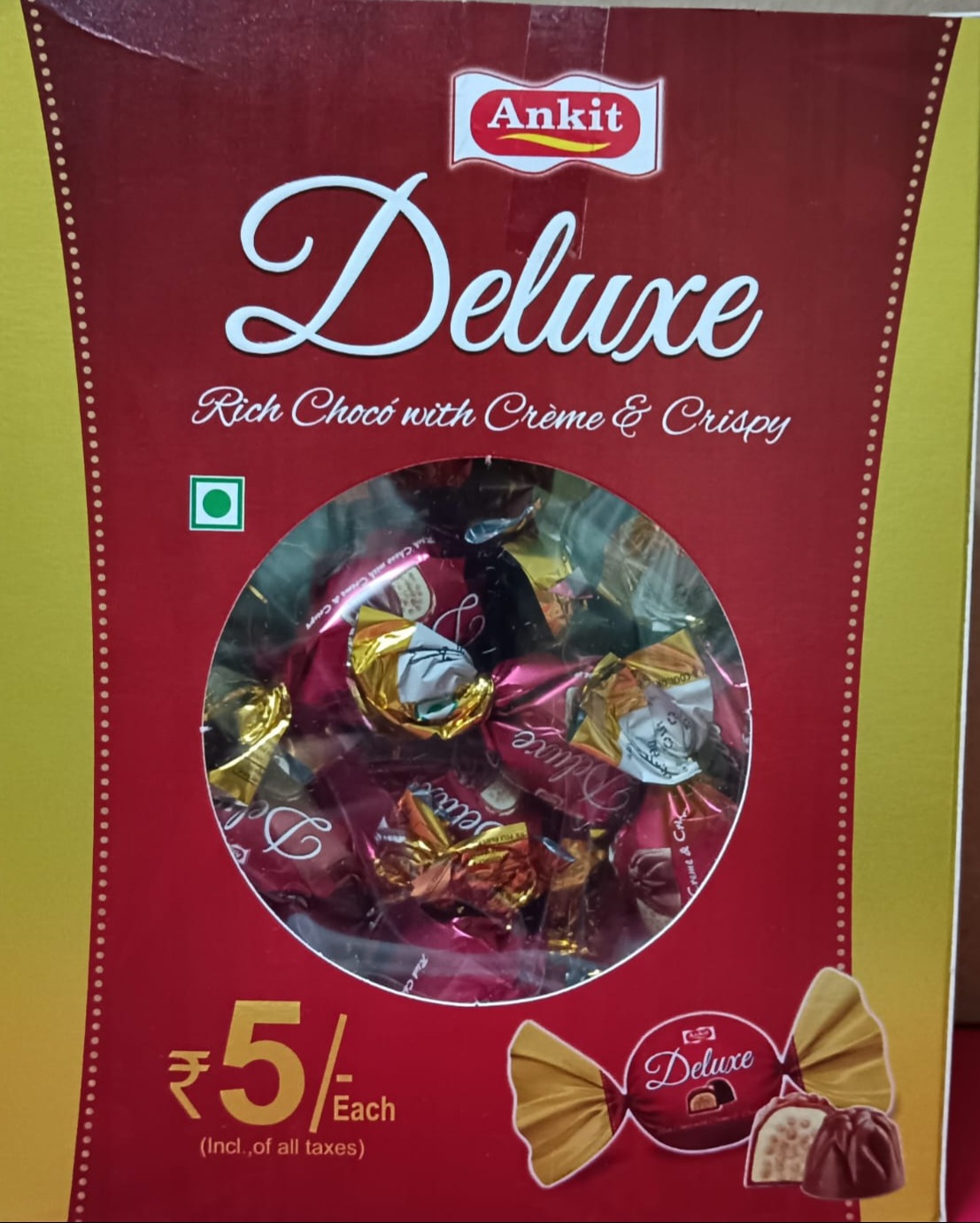 Ankit Deluxe Rich Chocolate Creme Crispy