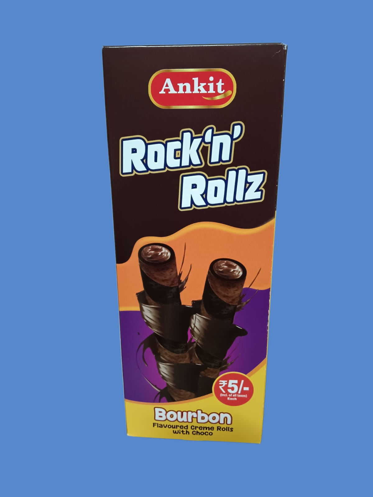 Ankit RocknRollz Bourbon filled Wafer Rolls