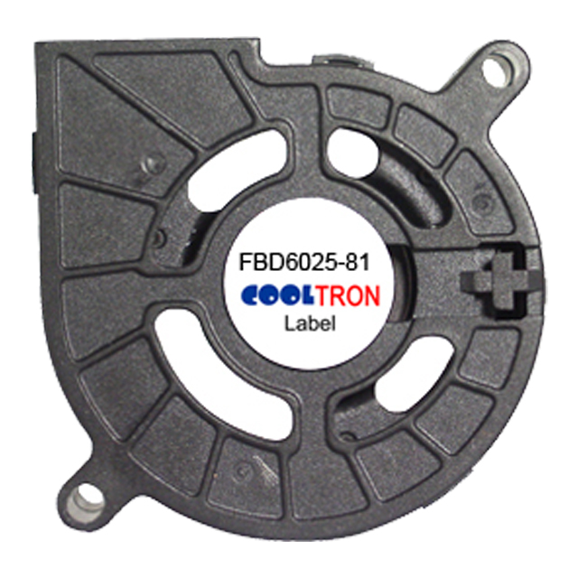 Compact 12V DC Blower Fan with PWM Speed Control