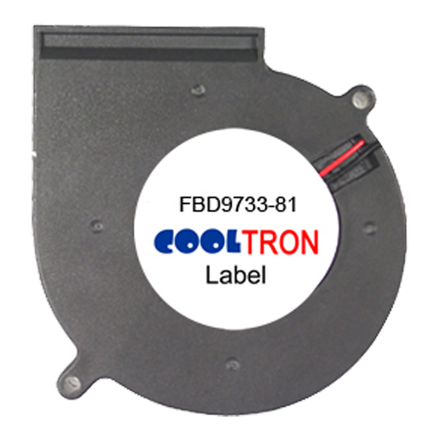 High-Pressure 24V DC Blower Fan with Speed Sensor