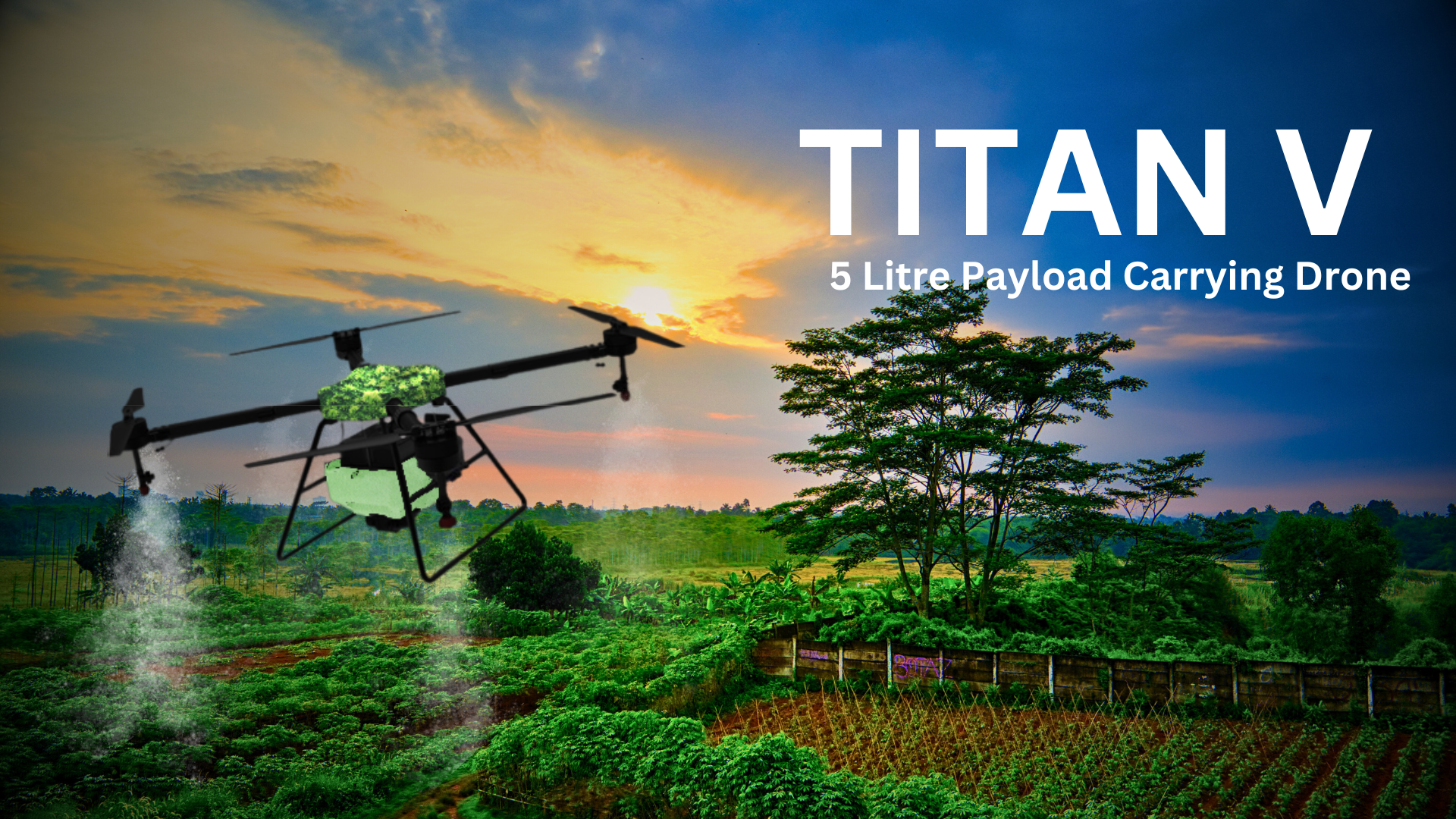 TITAN V - 5L Agriculture Drone