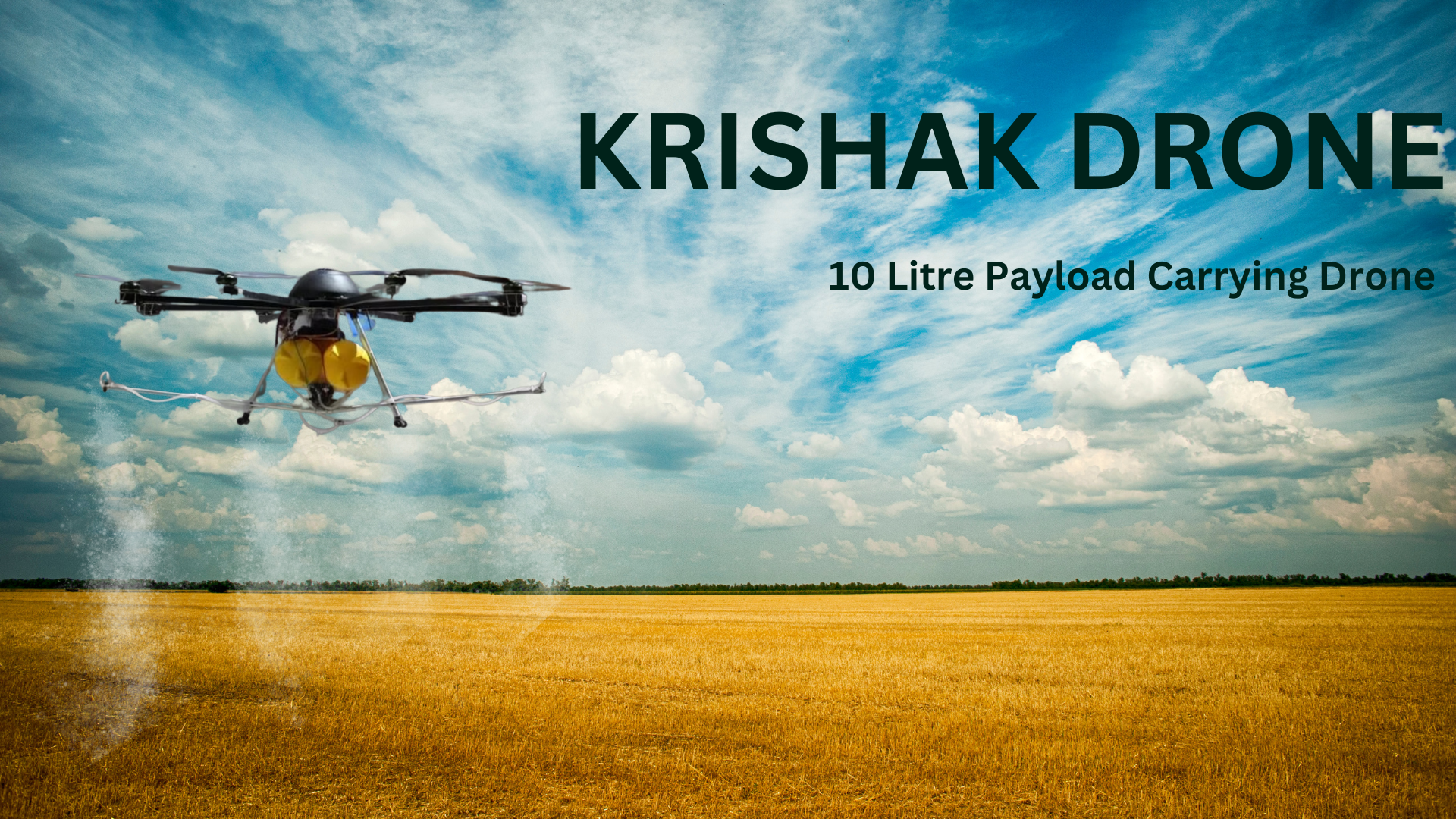 KRISHAK - 10L Agriculture Drone